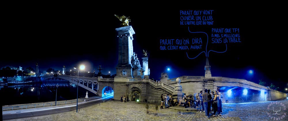 Julien Taylor nyctaloop dimushi pont Alexandre 3 Paris 2006